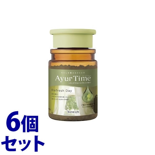 《セット販売》 バスクリン アーユルタイム リフレッシュデイ ボトル (520g)×6個セット バスソルト 入浴剤