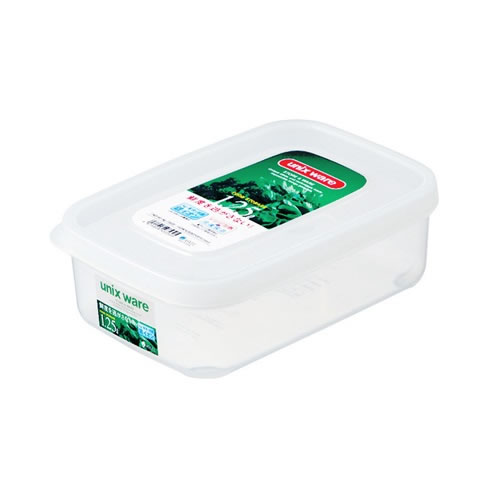 アスベル ユニックス レンジ NO-40 Ag ナチュラル 1.25L (1個) 保存容器