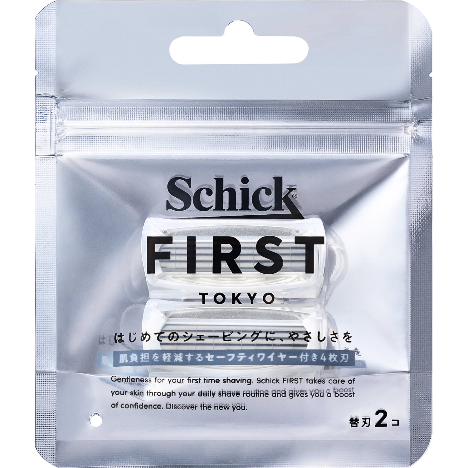 シック ファースト シェービング 替刃 (2個入) 男性用 カミソリ Schick