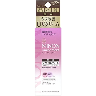 第一三共ヘルスケア ミノン アミノモイスト エイジングケア デイクリームUV (30g) 美容クリーム 化粧下地 SPF50 PA+++　【医薬部外品】