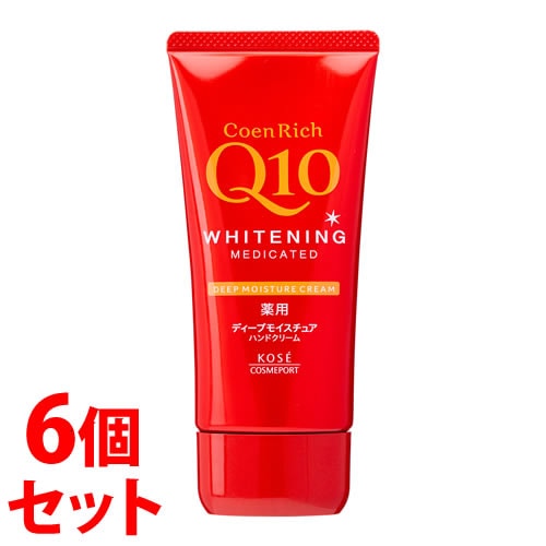 《セット販売》 コーセーコスメポート コエンリッチ 薬用ホワイトニング ハンドクリーム ディープモイスチュア (80g)×6個セット 【医薬部外品】