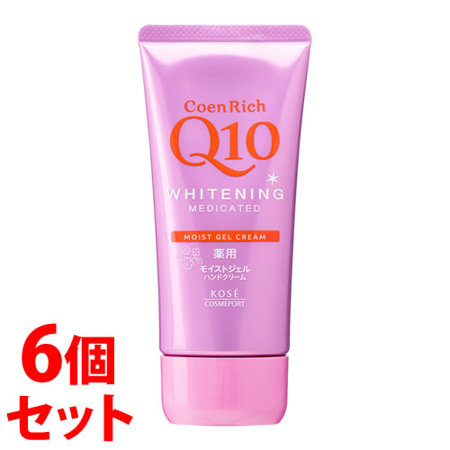 《セット販売》 コーセーコスメポート コエンリッチ 薬用ホワイトニング ハンドクリーム モイストジェル (80g)×6個セット 【医薬部外品】