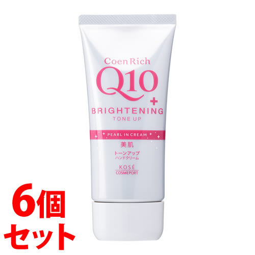 《セット販売》 コーセーコスメポート コエンリッチ トーンアップ ハンドクリーム (80g)×6個セット