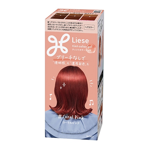 花王 リーゼ ティントカラージェル コーラルピンク (191mL) ヘアカラーリング剤　【医薬部外品】
