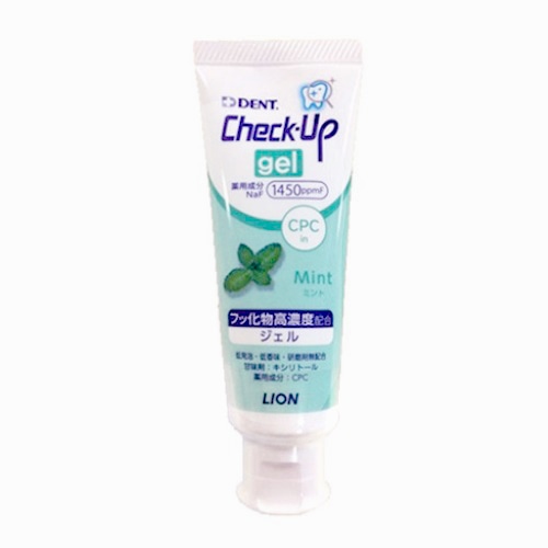 ライオン DENT チェックアップ ジェル ミント (75g) 薬用ハミガキ　【医薬部外品】