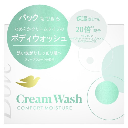 ユニリーバ ダヴ クリームボディウォッシュ コンフォートモイスチャー (250g) ボディソープ ボディパック