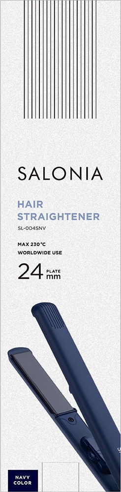 サロニア SALONIA ストレートヘアアイロン ネイビー SL-004SNV24