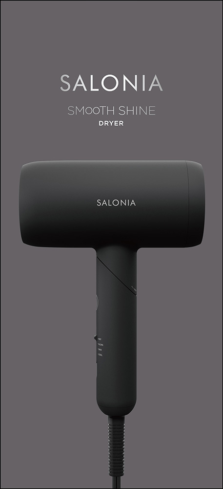 サロニア ＳＡＬＯＮＩＡ　スムースシャインドライヤー　ブラック　ＳＡＬ２３２０９ＢＫ