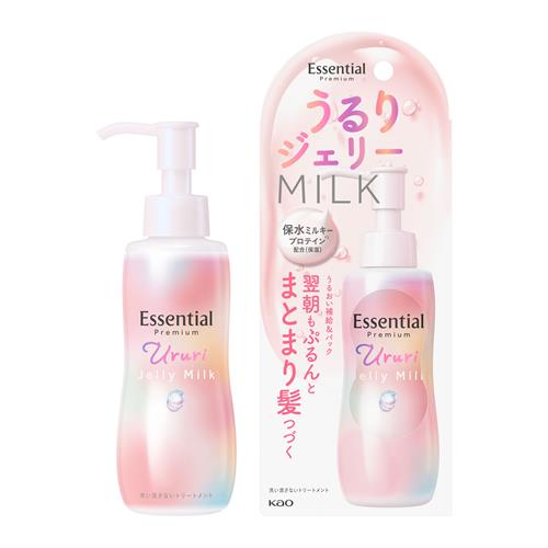 花王 エッセンシャル プレミアム うるりジェリーミルク 140mL インバスヘアケア トリートメント ホワイトピーチ&ムスクの香り