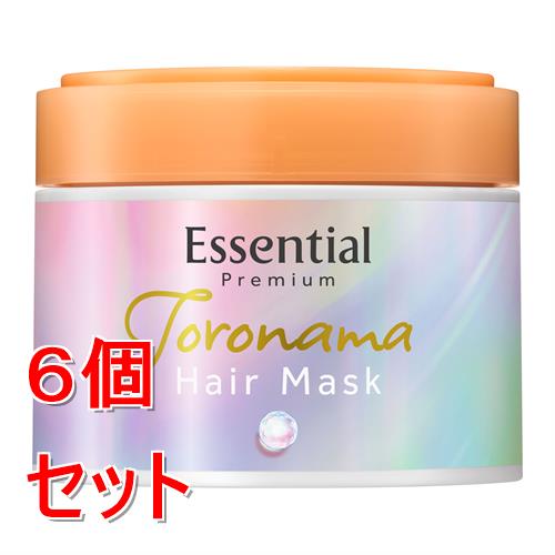 《セット販売》 花王 エッセンシャル プレミアム とろ生ヘアマスク 180g×6個セット インバスヘアケア ホワイトピーチ&ムスクの香り