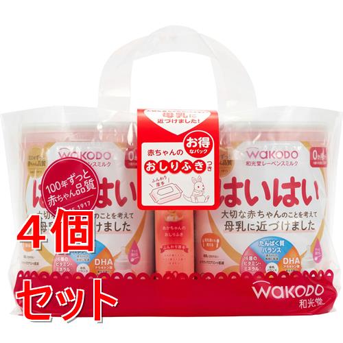 《セット販売》和光堂　レーベンスミルク　はいはい　８１０ｇ　２個パック　防災　備蓄　※軽減税率対象商品×4個セット