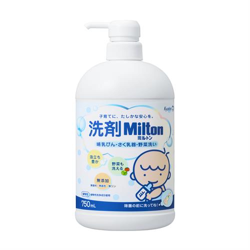 杏林製薬 洗剤Ｍｉｌｔｏｎ　哺乳びん・さく乳器・野菜洗い　本体７５０ｍＬ