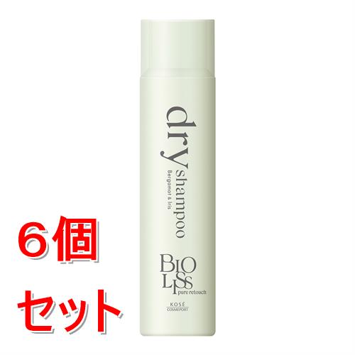 《セット販売》 コーセーコスメポート サロンスタイル　ビオリス　ピュアレタッチ　ドライシャンプー　（ベルガモット＆イリスの香り）×6個セット