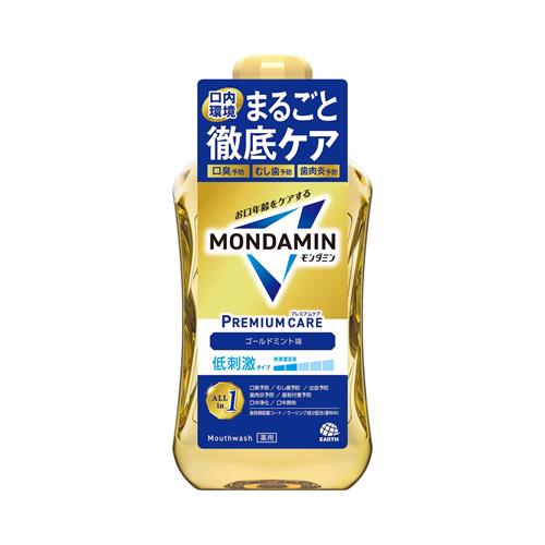アース製薬 モンダミン プレミアムケア ゴールドミント 1000mL【医薬部外品】