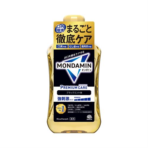 アース製薬 モンダミン プレミアムケア ブラックミント 1000mL【医薬部外品】