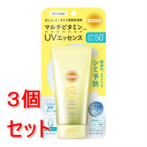 《セット販売》 コーセーコスメポート サンカットＲ　マルチビタミンＵＶ　エッセンス×3個セット