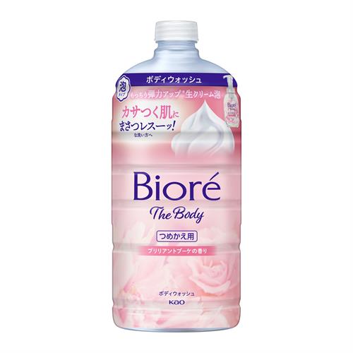 花王 ビオレ ザ ボディ 泡タイプ ブリリアントブーケの香り つめかえ用 (780mL) ボディソープ 生クリーム泡 風呂