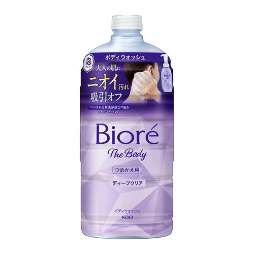 花王 ビオレ ザ ボディ 泡タイプ ディープクリア つめかえ用 (740mL) ボディソープ 生クリーム泡 風呂