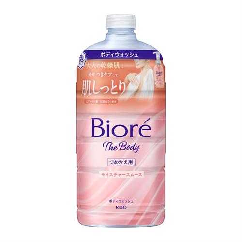花王 ビオレ ザ ボディ 泡タイプ モイスチャースムース つめかえ用 (740mL) ボディソープ 生クリーム泡 風呂