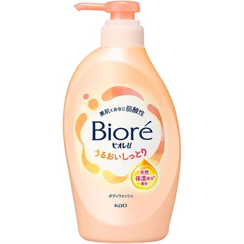 花王 ビオレu うるおいしっとり ポンプ 450mL ボディケア 全身洗浄料 フローラルフルーティの香り 石鹸 風呂 体