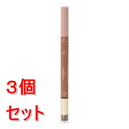 《セット販売》 井田ラボラトリーズ キャンメイク　３ｉｎ１アイブロウ　０４　ブラウンＢＥ×3個セット