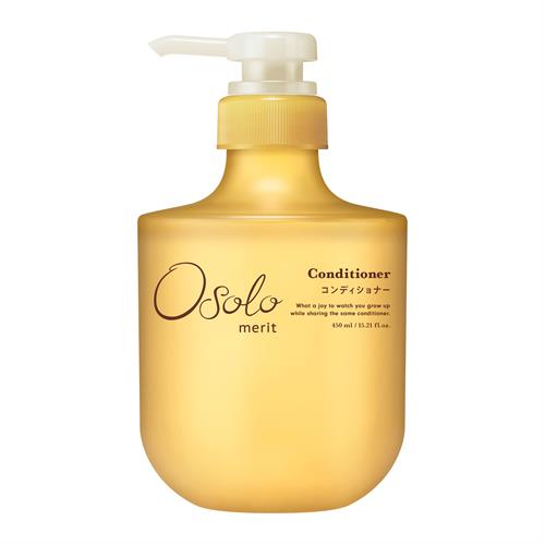 花王 メリットオソロ　コンディショナー　ポンプ　(４５０ｍＬ) ガーデニア＆サボンの香り 子供 家族 風呂 髪 頭皮