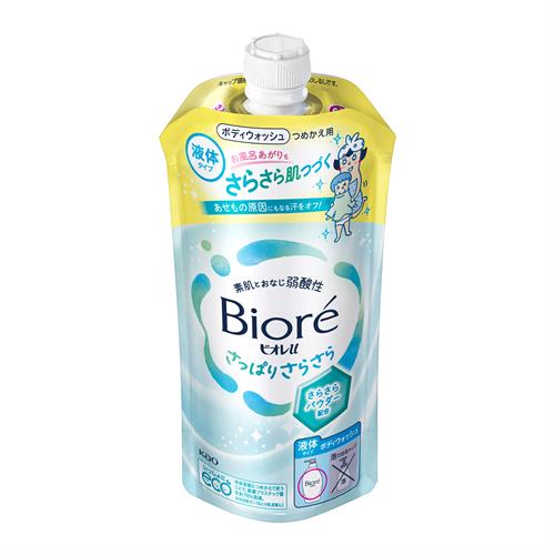 花王 ビオレU さっぱりさらさら つめかえ用 320ml ボディケア 全身洗浄料 biore 石鹸 風呂 体