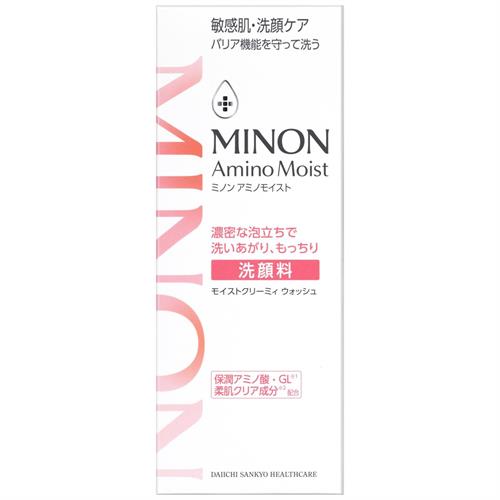 第一三共 ミノン アミノモイスト モイストクリーミィ ウォッシュ100g 敏感肌 洗顔
