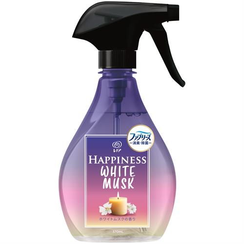 P&G  レノアハピネスミスト　ホワイトムスクの香り　本体　(３７０ｍＬ)  消臭 除菌 5つ星ホテル推奨の香り 布用消臭スプレー