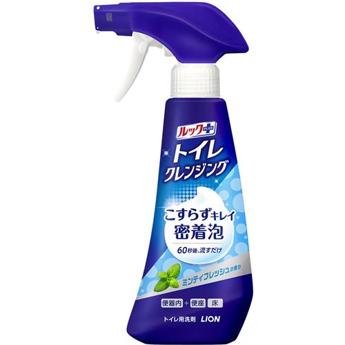 ライオン ルックプラス トイレクレンジング ミンティフレッシュの香り 本体 (300mL) トイレ用洗剤 こすらず洗い 密着泡