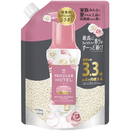 P&G レノアアロマジュエル ホワイトフローラル&サボンの香りつめかえ用超特大サイズ 1410mL