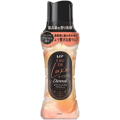 P&G レノアオードリュクスアロマジュエル エターナルホワイトムスク&アプリコットの香り本体 (470mL) 柔軟剤 香り付けビーズ