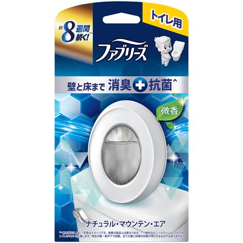 P&G ファブリーズトイレ用消臭剤プレミアムシリーズ+抗菌ナチュラルマウンテンエア　(6.3ML) 置き型 床 壁 抗菌