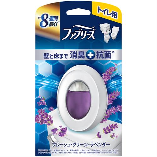 P&G ファブリーズトイレ用消臭剤プレミアムシリーズ+抗菌フレッシュクリーンラベンダー　(6.3ML) 置き型 床 壁 抗菌
