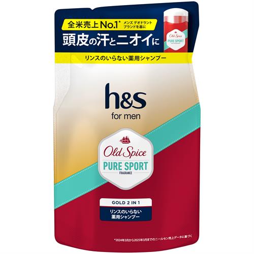 P&G h&sformenゴールド2in1SPオールドスパイス詰替(300g) スカルプシャンプー【医薬部外品】