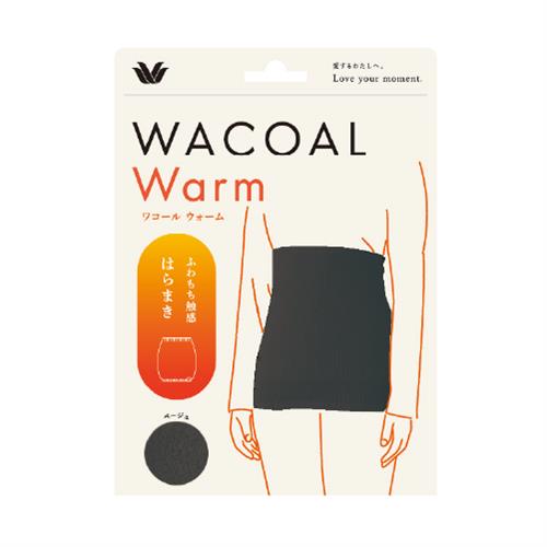 ワコール ふわもち触感ハラマキ　ブラック　温活