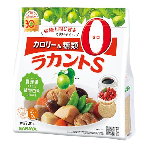 サラヤ ラカントS顆粒(720g) 甘味料 低カロリー カロリーゼロ 糖類ゼロ カロリーダウン 置き換え 砂糖 お菓子づくり 料理 糖質制限 糖質コントロール ロカボ エリスリトール※軽減税率対象商品