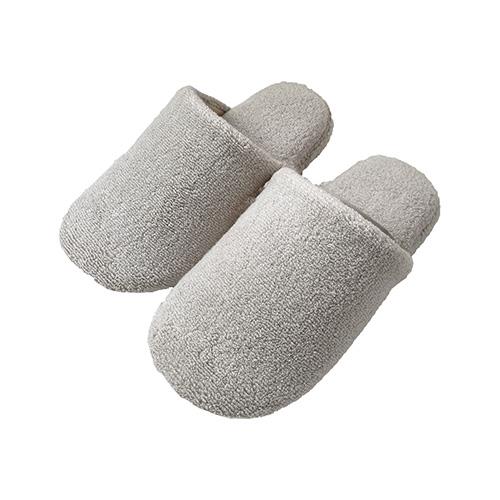 やまと工業 ふわリックスMムジ　ライトグレー スリッパ 洗える 男女兼用 ユニセックス 部屋履き