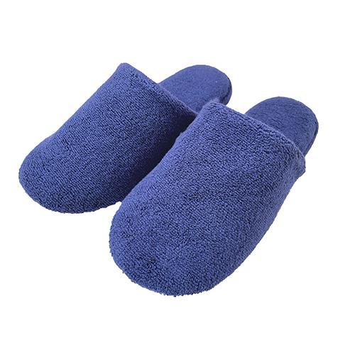 やまと工業 ふわリックスLムジ　ネイビー スリッパ 洗える 男女兼用 ユニセックス 部屋履き