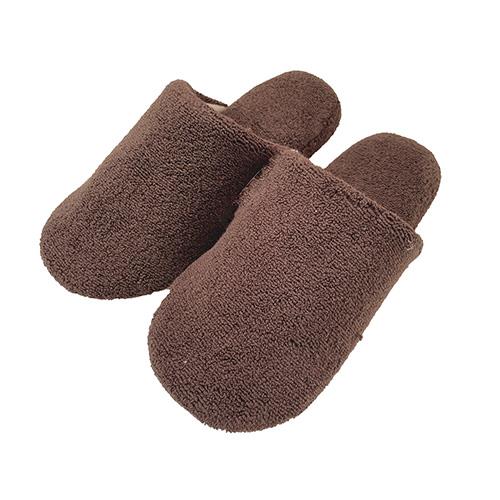やまと工業 ふわリックスLムジ　ブラウン スリッパ 洗える 男女兼用 ユニセックス 部屋履き