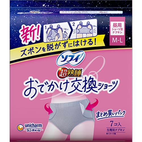 ユニ・チャーム ソフィおでかけ交換ショーツ ML 7枚