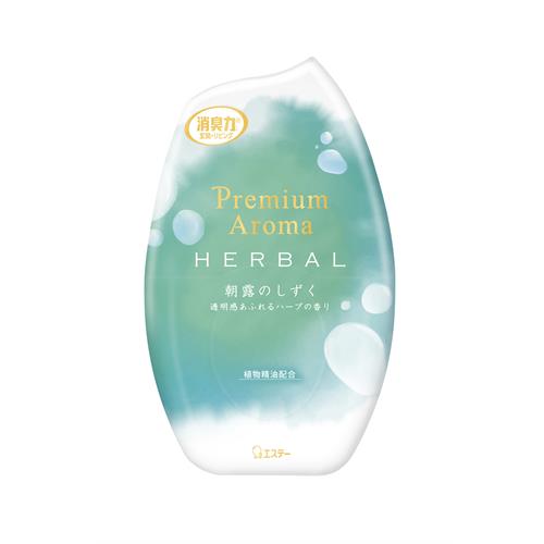 エステー お部屋の消臭力　Premium　Aroma　朝露のしずく　400mL　プレミアムアロマ　あさつゆ
