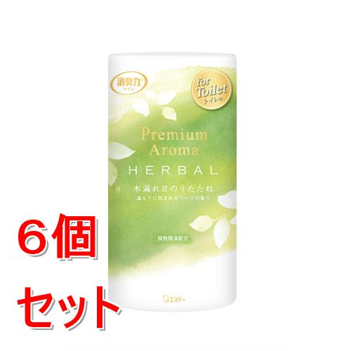 《セット販売》 エステー トイレの消臭力　Premium　Aroma　木漏れ日のうたたね　400mL　プレミアムアロマ　こもれび×6個セット