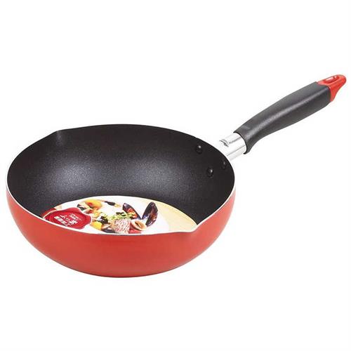 パール金属 ニューフォア ふっ素加工IH対応深型フライパン24cm　HB-8045