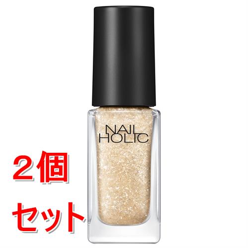 《セット販売》 コーセー ネイルホリック　ラメフレークカラーズ　#047 (5mL)×2個セット　ラメ　速乾仕上げ