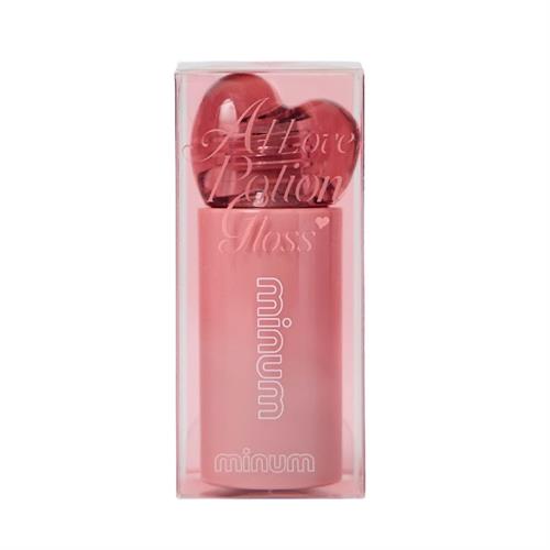 ミニュム　AIラブポーショングロス　06　ピオニームーン　リップ ぷるんとボリューム感 齊藤なぎさ