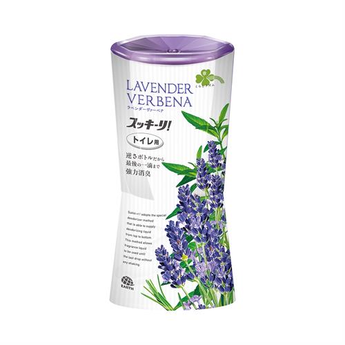 アース製薬 くらしリズム　トイレのスッキーリ　ラベンダーヴァーベナ　400ML 逆さボトル 消臭芳香剤