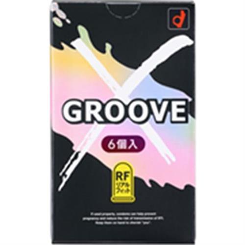 オカモト グルーヴ X　リアルフィット (6個)　　コンドーム　避妊具