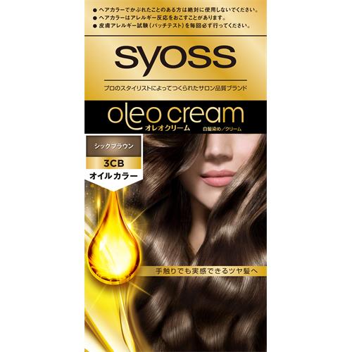 サイオス　オレオクリーム　ヘアカラー　3CB　シックブラウン(50g+50g)【医薬部外品】
