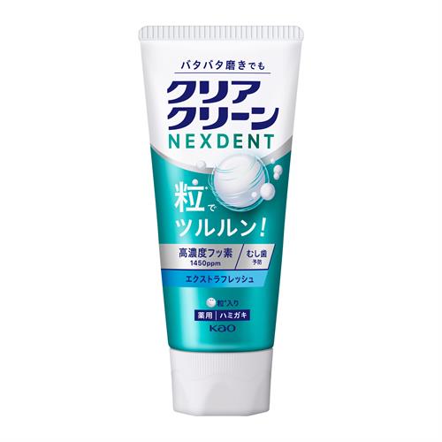 花王 クリアクリーンNEXDENT　エクストラフレッシュ　ネクスデント (120g) 高濃度フッ素配合 むし歯予防【医薬部外品】